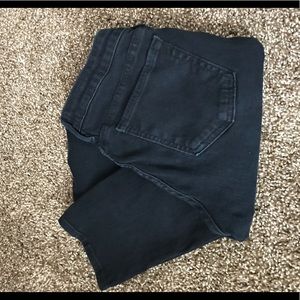 Stretchy black jeans